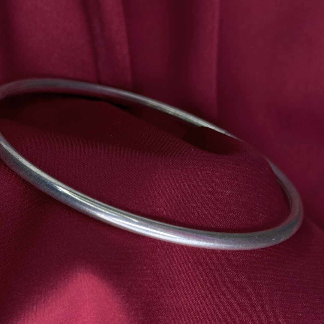 Silver Plain Bangles (Set of 2) – Minimal Everyday Jewelry