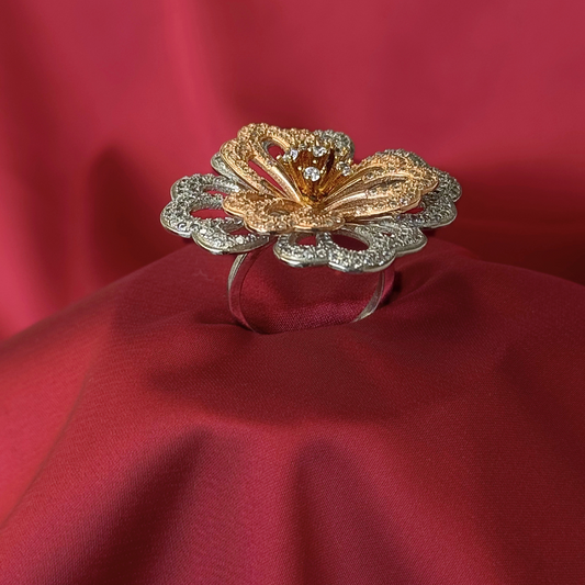 Zehra Bloom Sterling Silver Luxury Ring
